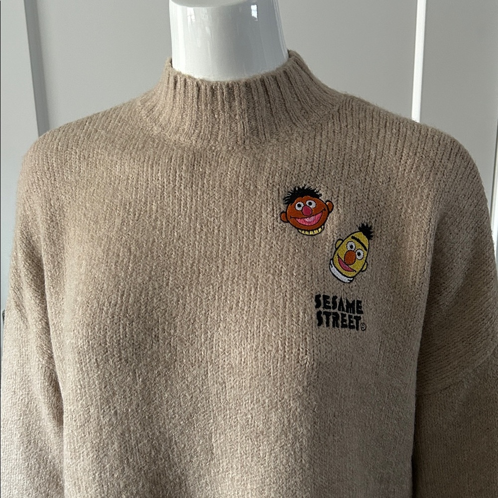 H&M Bert n’ Ernie Mock Neck Sweater NWOT - Picture 5 of 12